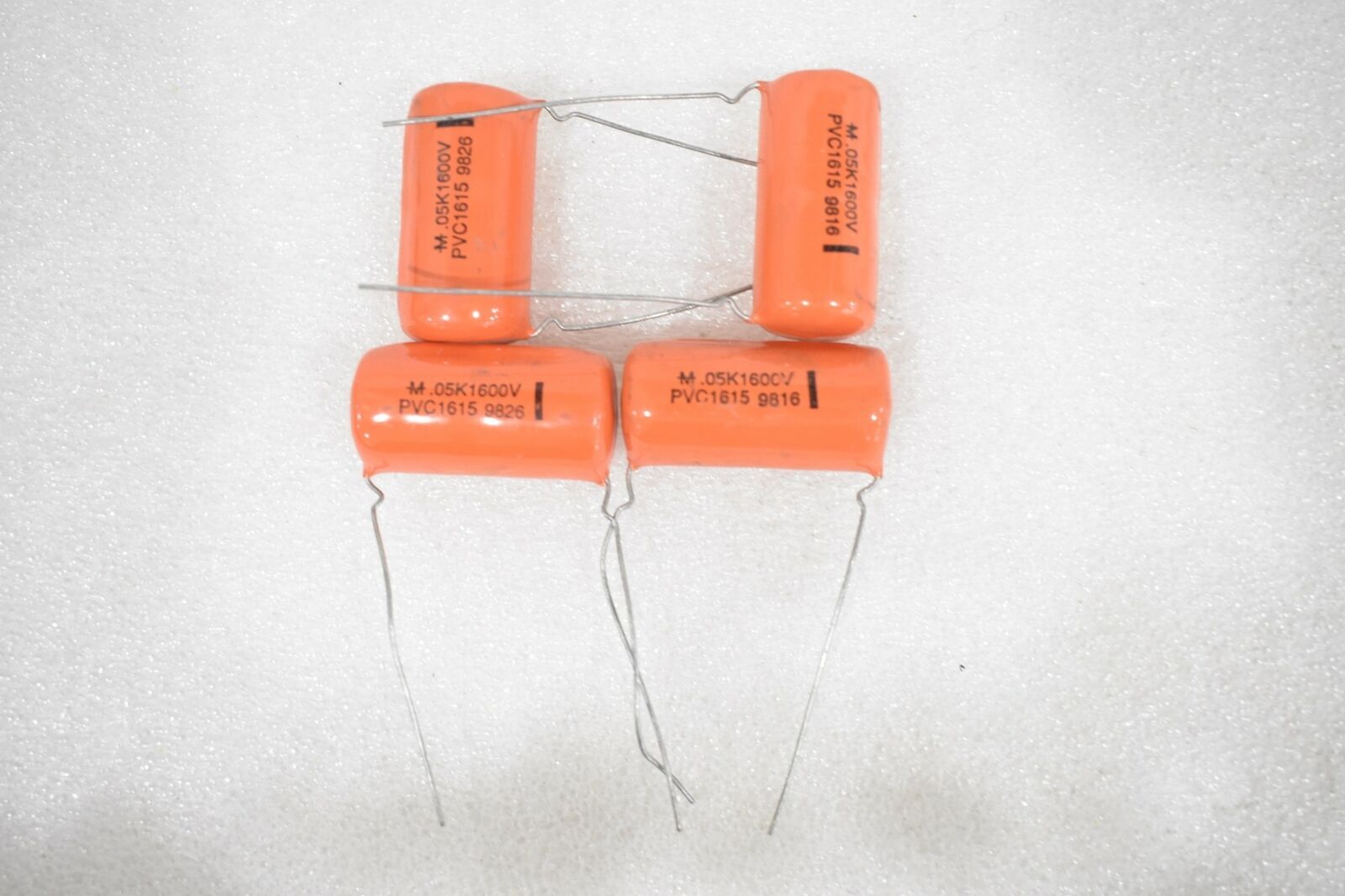 CORNELL DUBILIER PVC1615 FILM CAPACITORS 0.05uF 1600V ( LOT OF 4 )