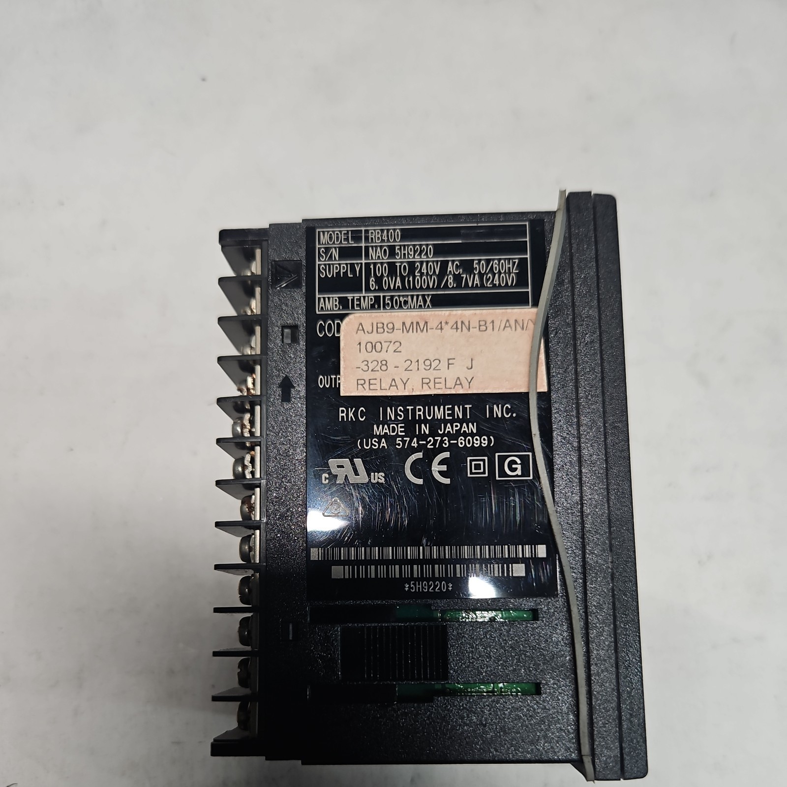 RKC RB400 Digital Temperature Controller 100 To 240V AC 50/60Hz