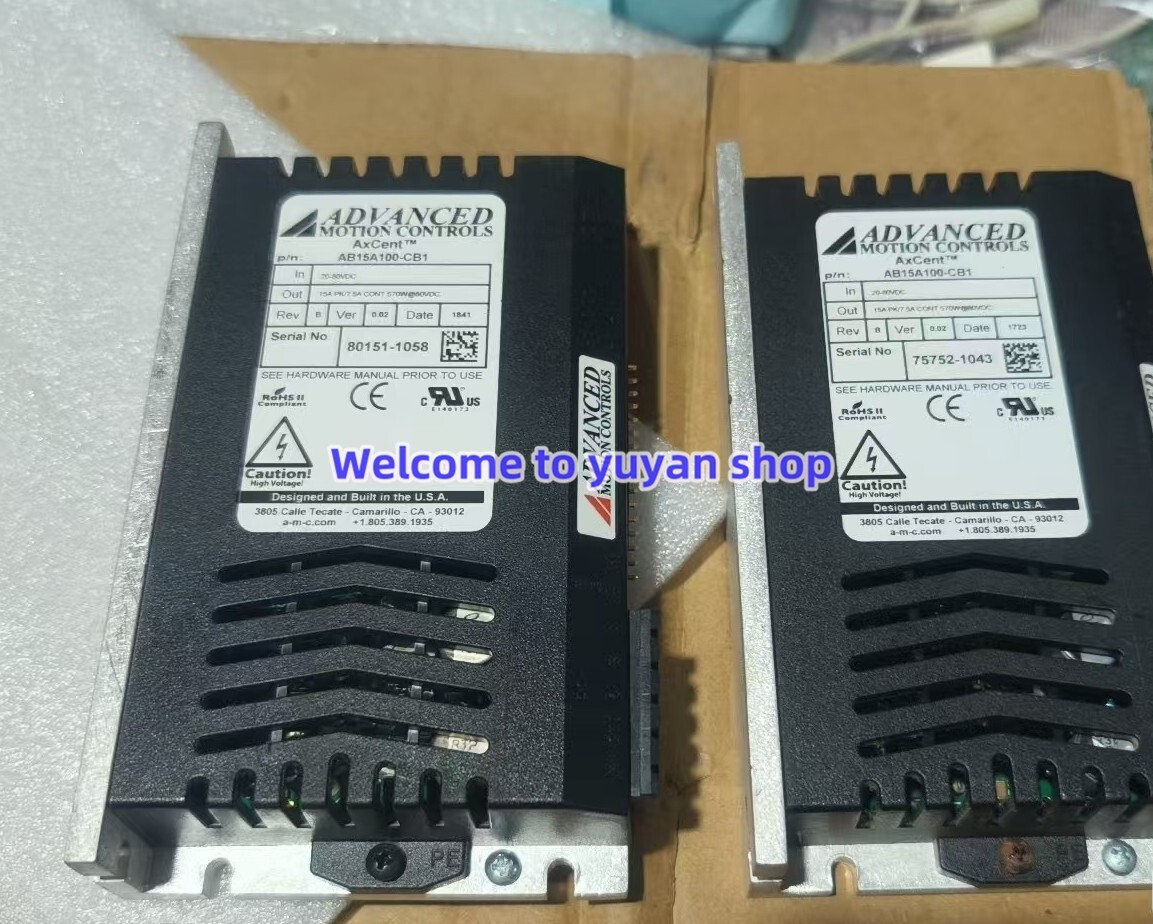 1pc USED ADVANCED AB15A100-CB1 Servo Drive TESTED By DHL or FedEx #VJ2S CH