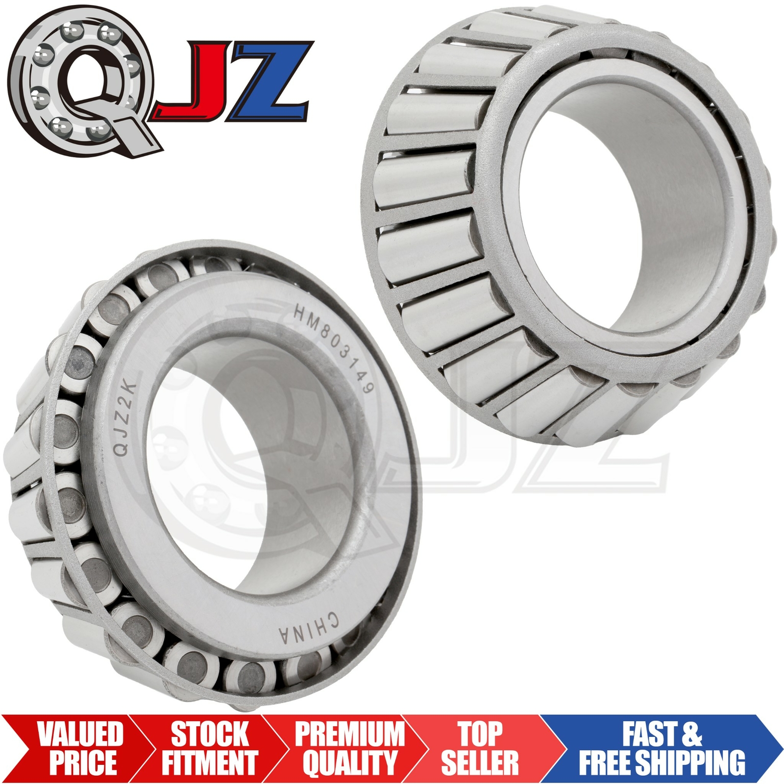 [Qty.2] New HM803149 Taper Roller Bearing Cone Unit [1.75″ Bore x 1.1563″ Width]