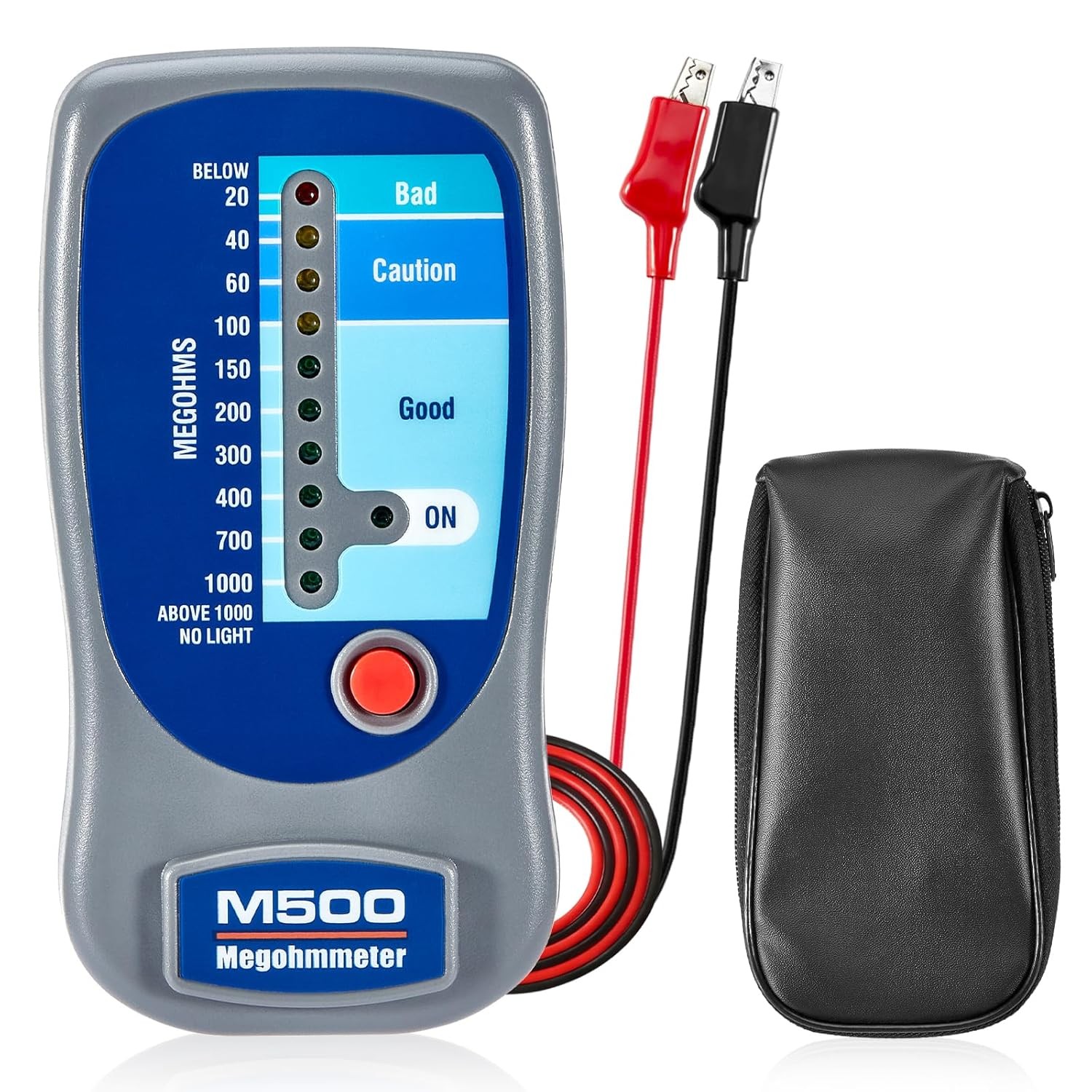Insulation Resistance Tester M500 Electronic Megohmmeter up to 1000 Megohms New