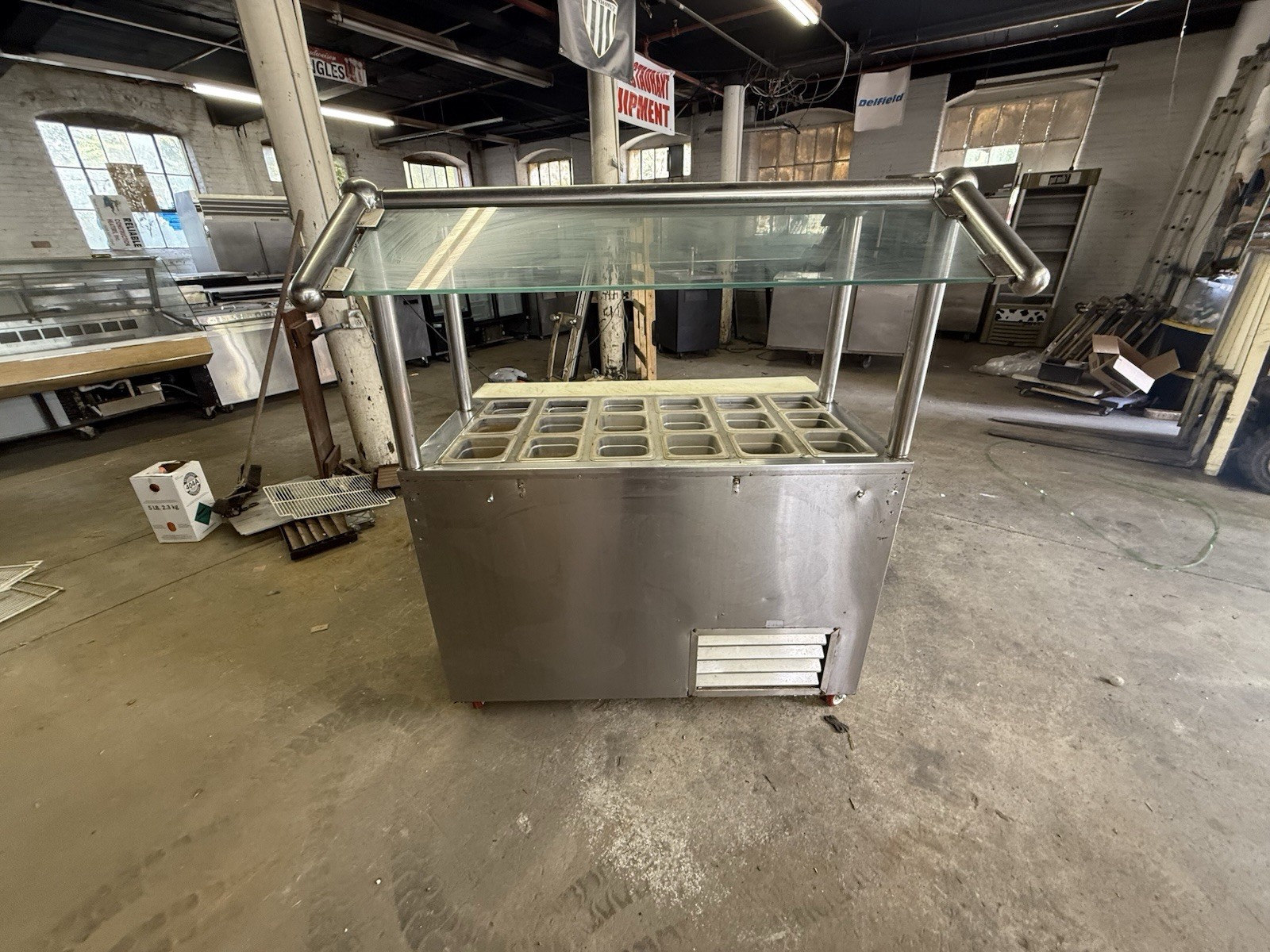 48” Used Buffett / Toppings Refrigerated Table Cooler Used Commercial