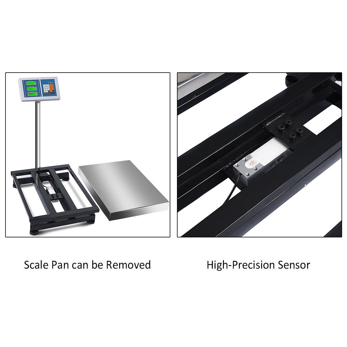 660lbs Weight Computing Digital Floor Platform Scale Postal Shipping Mailing