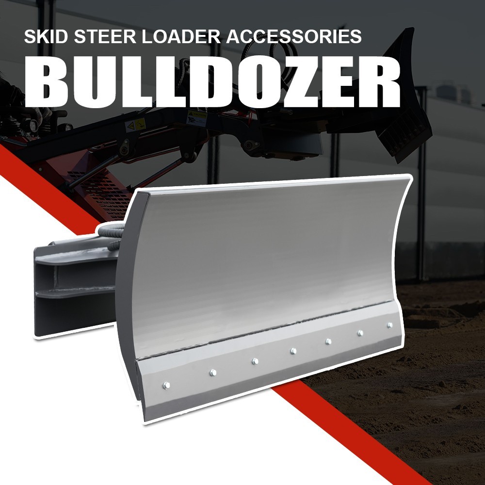 HUAYEE FREE SHIP Bull Dozer attachment skid steer loader attachments