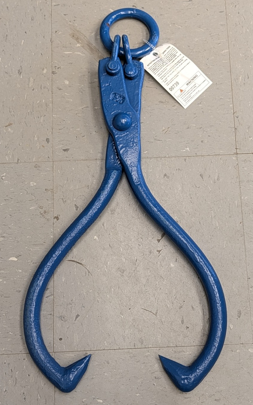 NEW Dixie Blue Skidding Tongs 40225 1″ dia. 5/8″ x 2-1/4″ ring- Free Ship