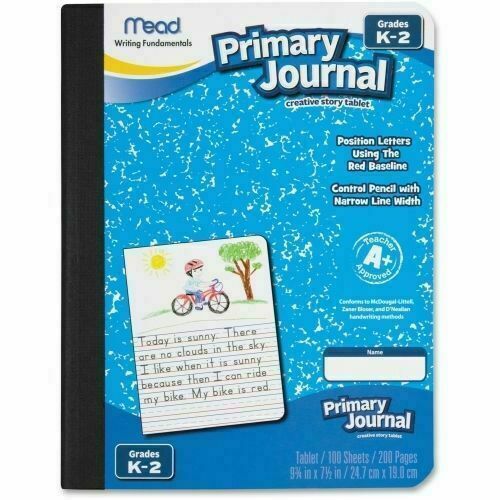 12 Primary Journals K-2 2023-2024 Mead  Ruled 100 Sheets/200 Pages 9.75x 7.5x.25