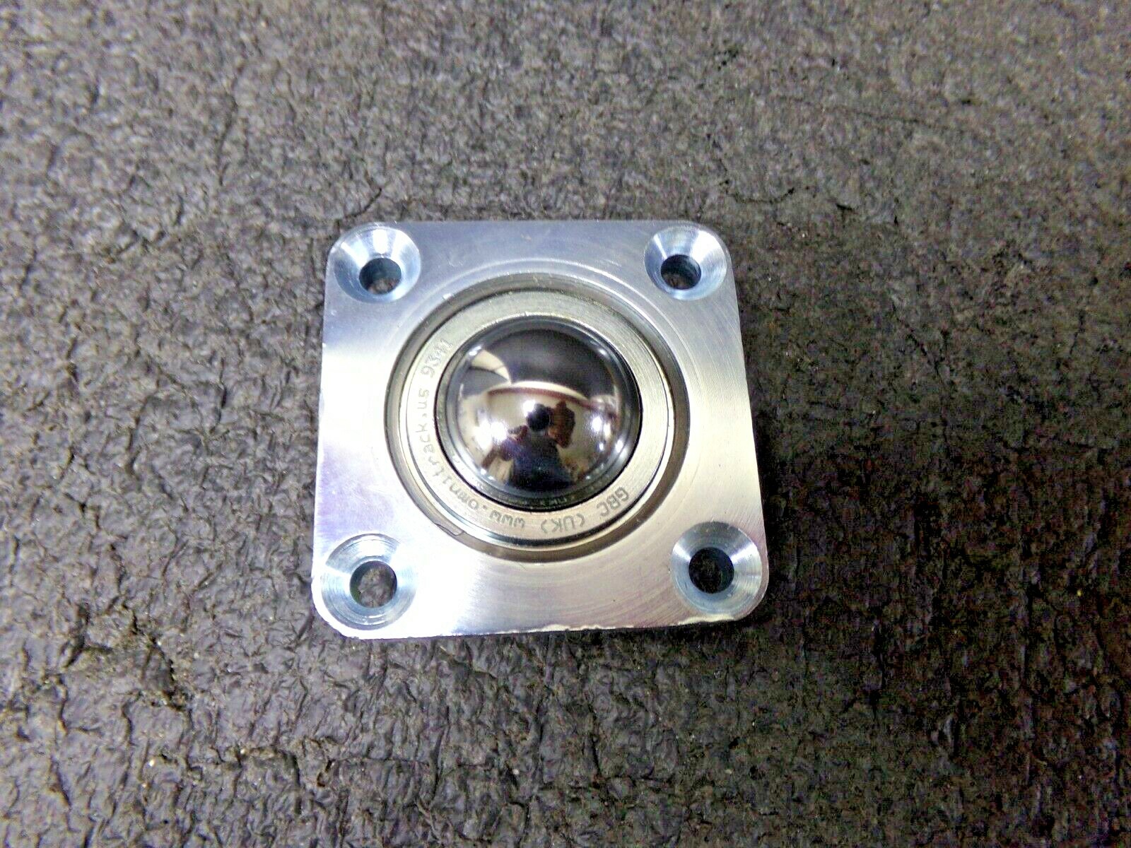 Omnitrack 1-1/2 Inch Diameter, Square, Chrome Steel Ball Transfer(DC)