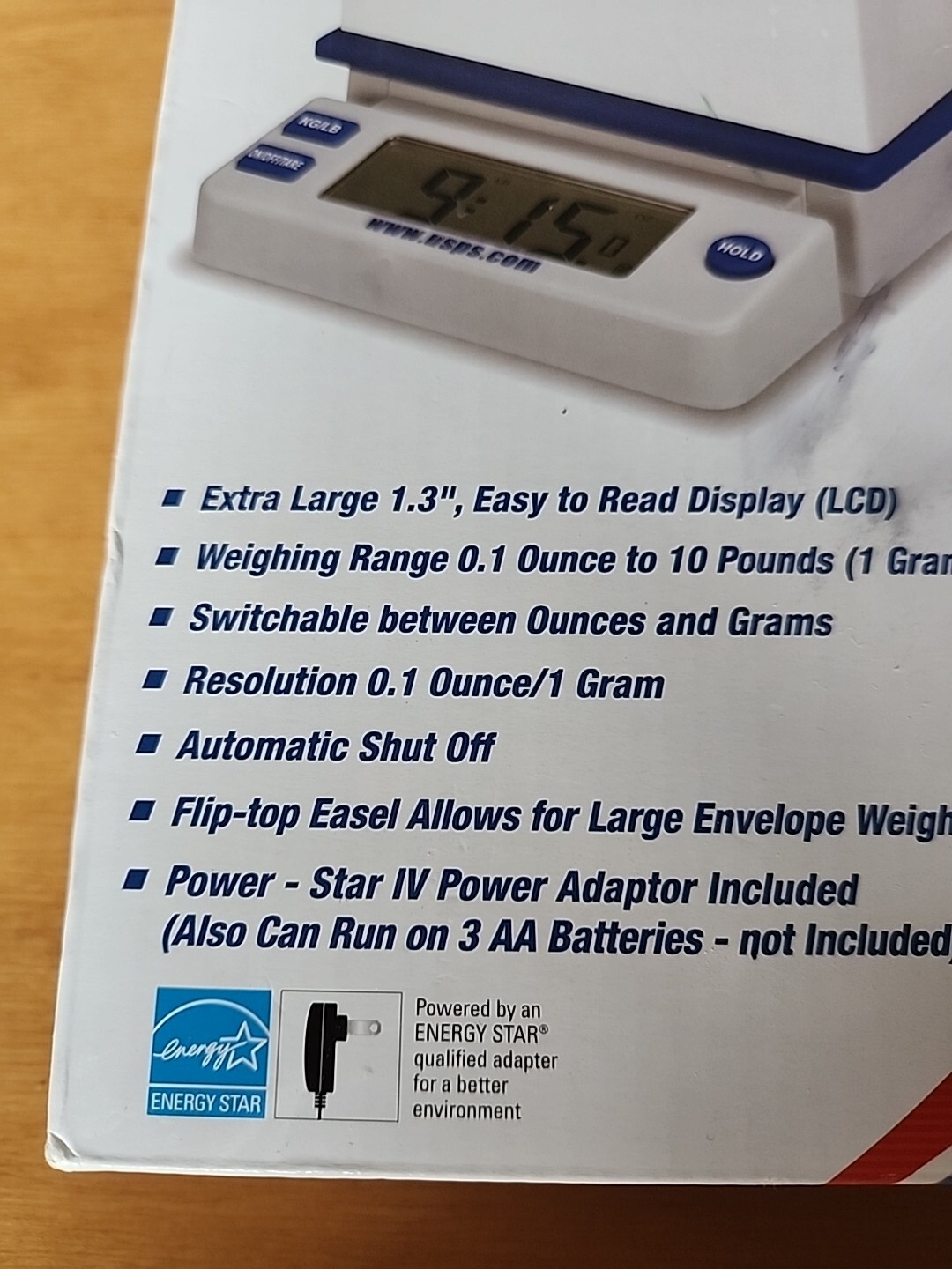 USPS 10 lb. Desk Top Postal Scale Extra Large LCD Digital Electronic ~ NIB