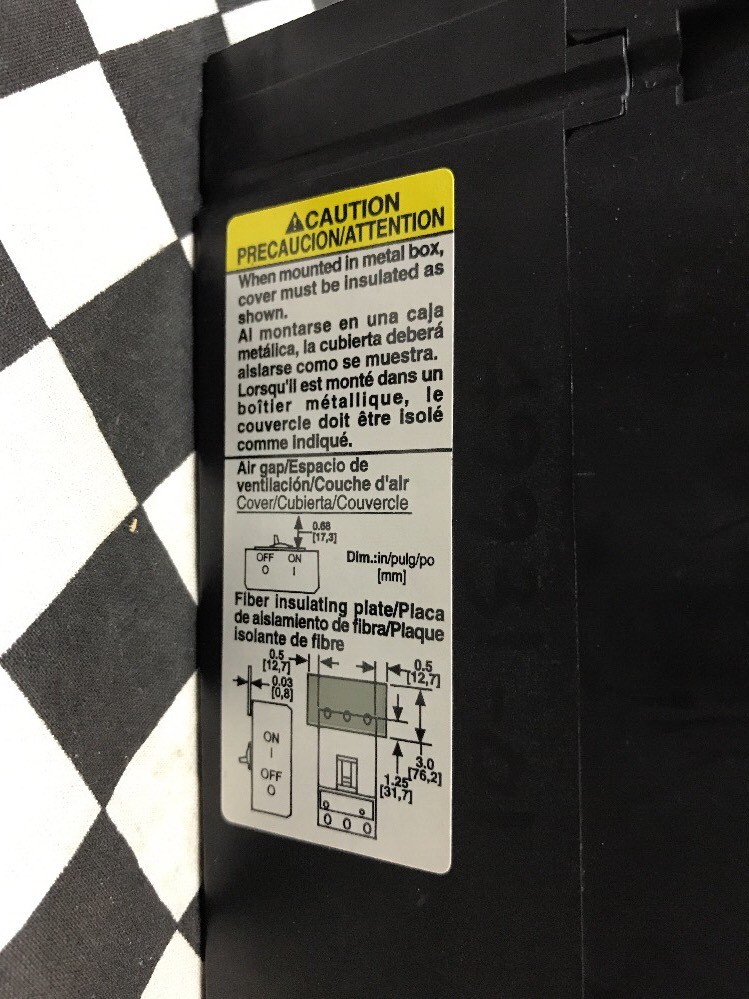Square D HD 150, CIRCUIT BREAKER 80A, 2P, HDF26080, SHIPSAMEDAY, #106A71