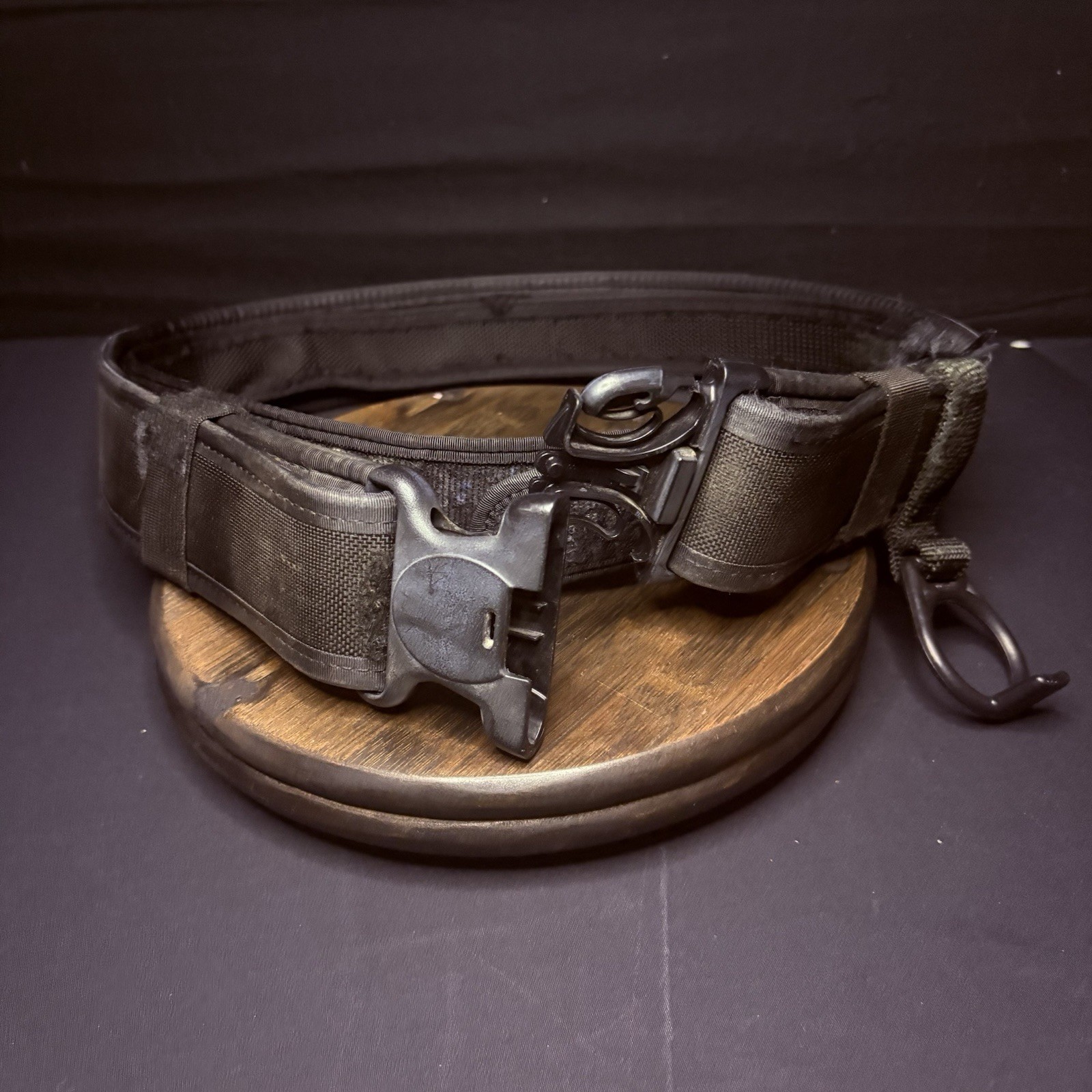 Bianchi Nylon Duty Belt 7200 Size 34″-40″ w/ Inner Belt & Baton Ring Holster