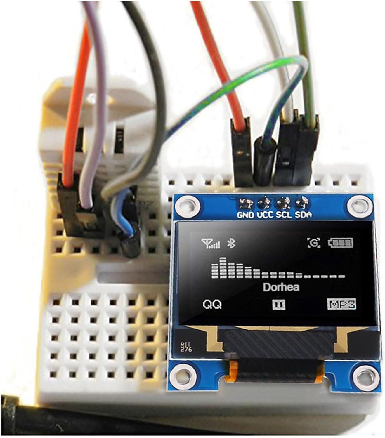 1Pack 0.96 Inch OLED Display Module SSD1306 128X64 Pixel I2C IIC Self-Luminous S