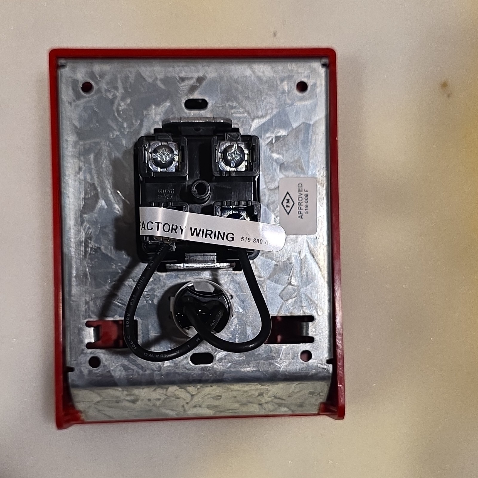 Simplex 4099-9006 Addressable Manual Pull Station Fire Alarm Push/Pull Down