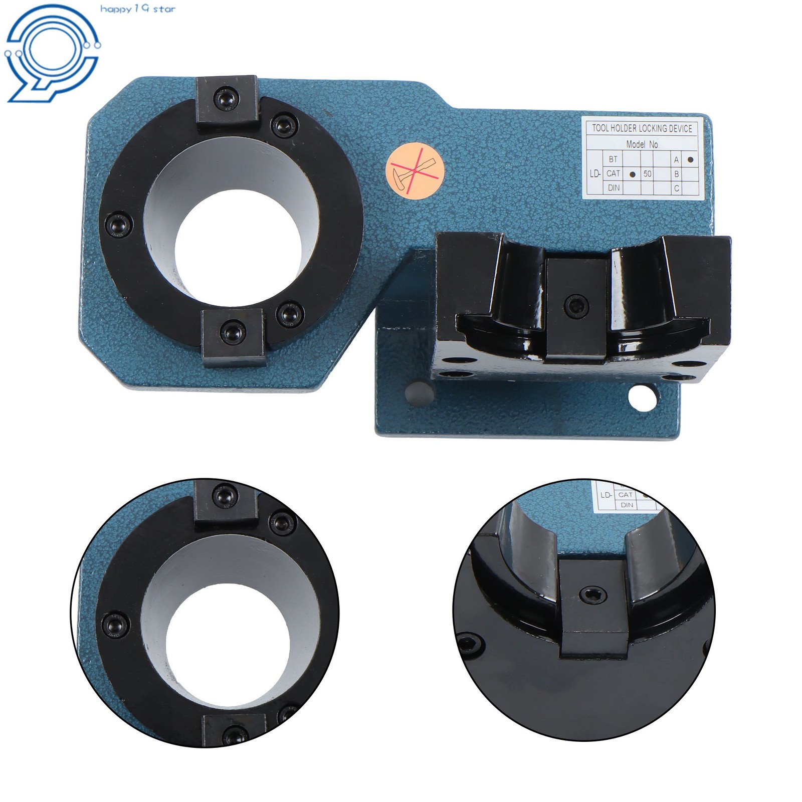 CAT50 Tool Holder Fixture and Vise Stand for Efficient CNC Tool Maintenance