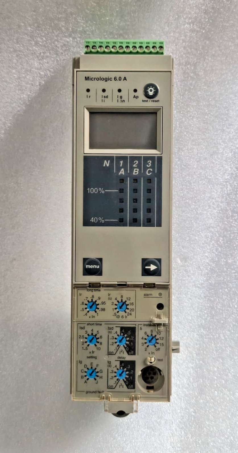 SCHNEIDER ELECTRIC MICROLOGIC 6.0 A TRIP UNIT 33073 CIRCUIT BREAKER TESTED