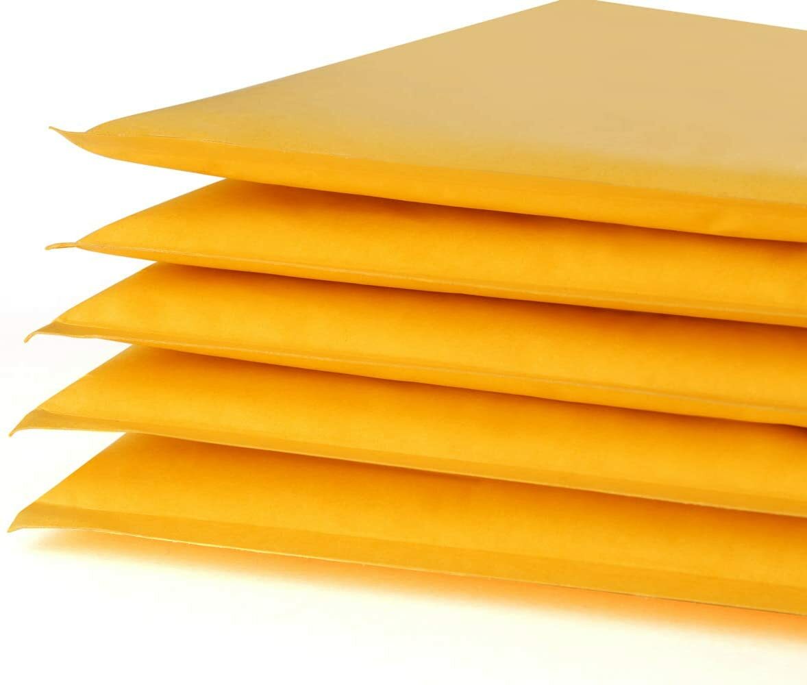 #0 6×10 Kraft Bubble Mailers – Self-Seal Padded Envelopes | 100/250/500 Packs