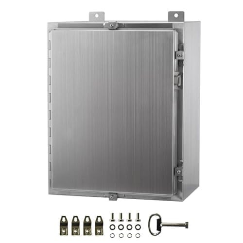 20×16×8″ 304SS Explosion Proof Box NEMA4X IP66 Indoor Outdoor Wall Mount