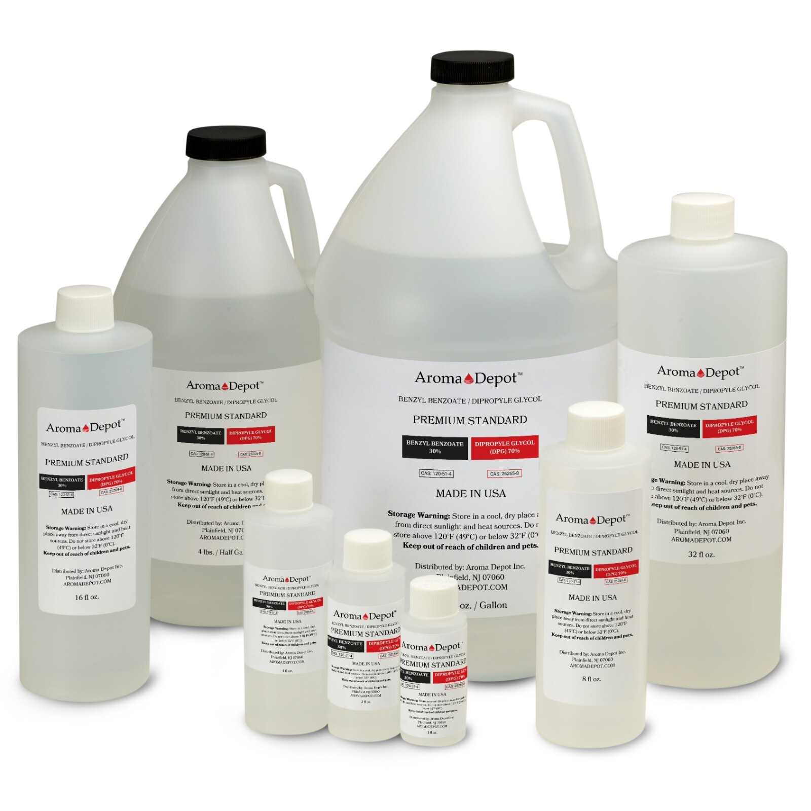 16 oz. – 70/30 DPG & Benzyl Benzoate Blend Dipropylene Glycol Aromatic Compound