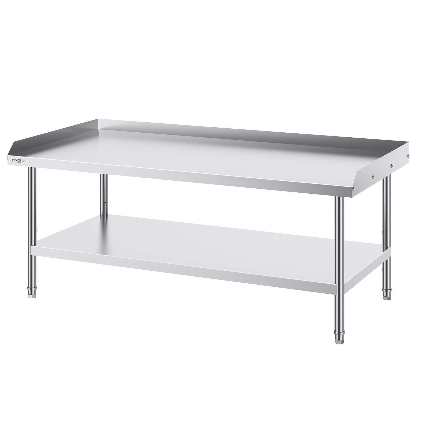 VEVOR Stainless Steel Work Table 30″x60″ Commercial Food Prep Table Restaurant