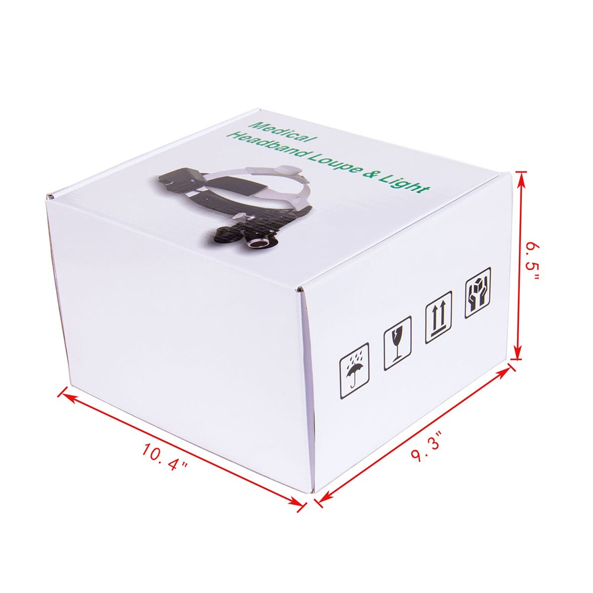 3.5X Medical Surgical Headlight 65000lux Dental Headband Binocular LED DY-106