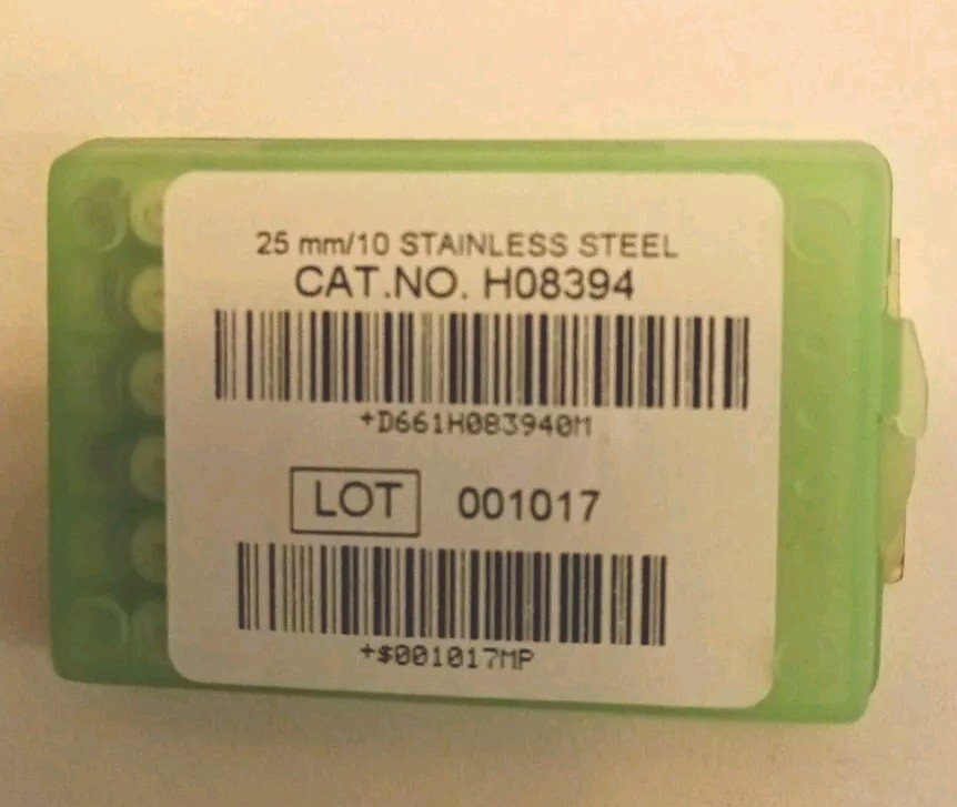 HyFlex X-file Size 10 Length 25 Mm 6 Pack Nickel Titanium Files Cat. No. H08394