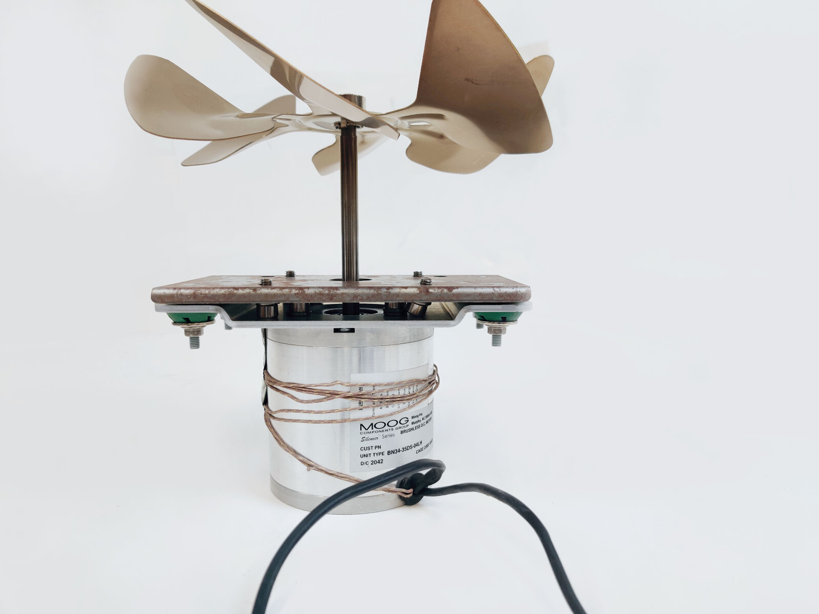 MOOG Silencer Series Brushless DC Motor BN34-35DS PerkinElmer Clarus Working