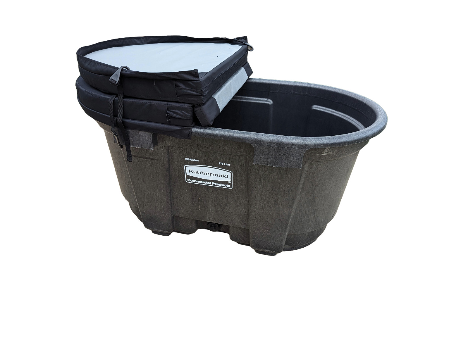 Insulated HARD Stock Tank Cover Ice Water Therapy Hot Tub Cover Waterproof