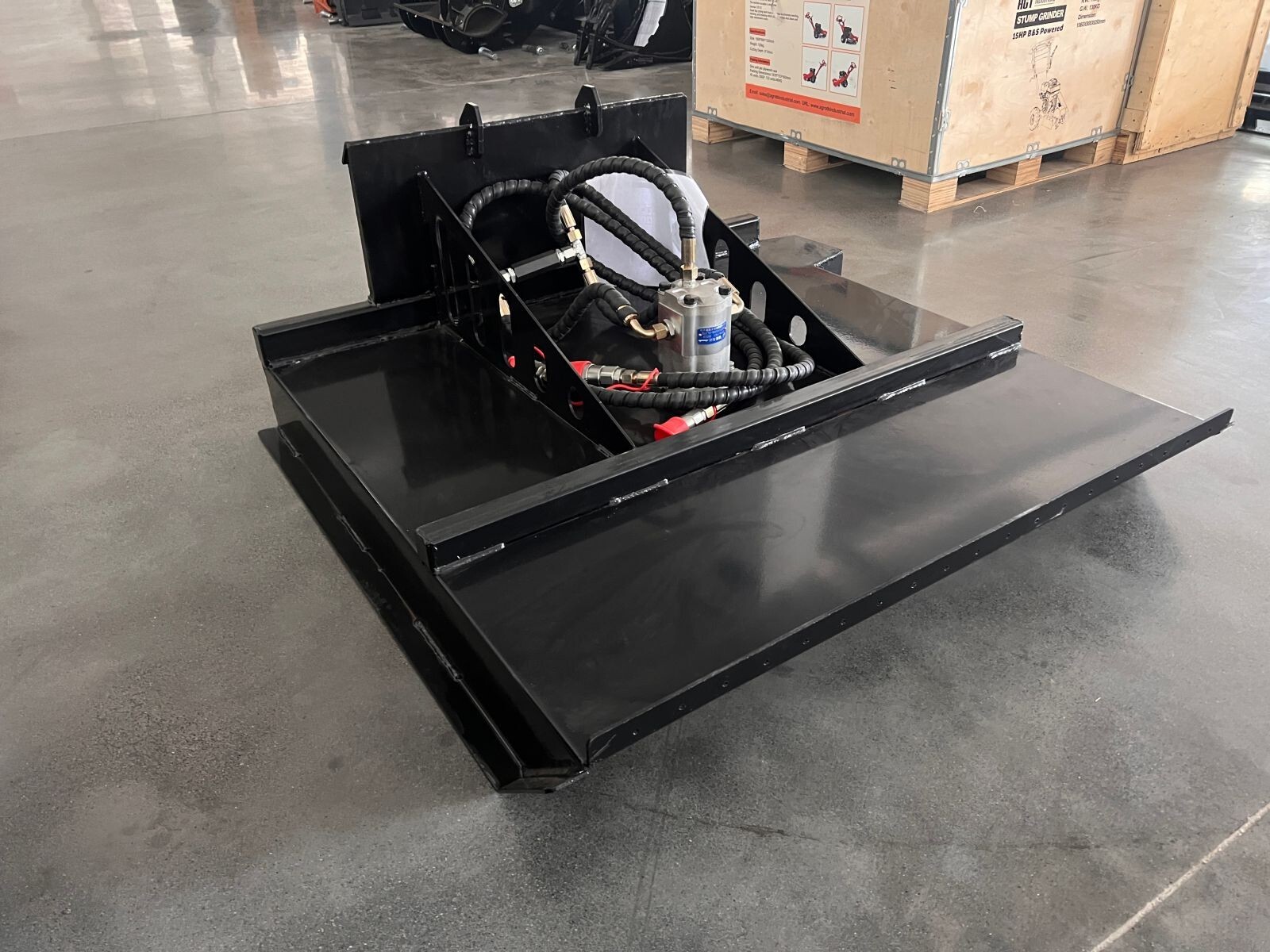AGT Mini Skid Steer Brush Cutter with 2 Blades 35″ Working Width in Stock USA
