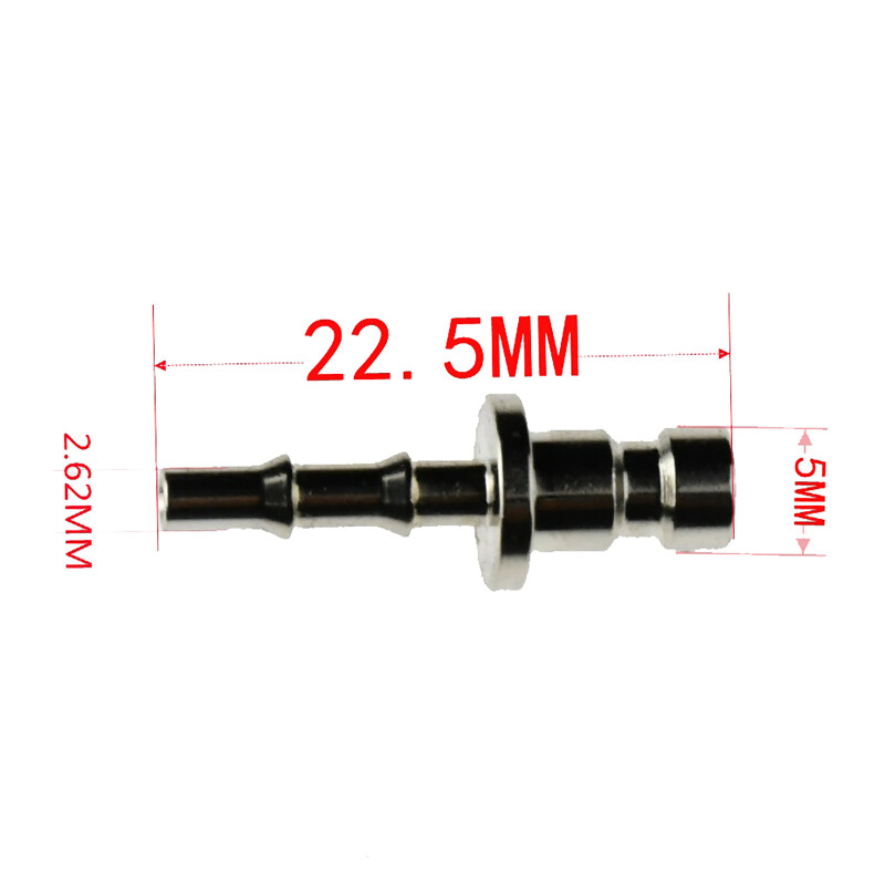Luer Taper Universal Metal Airway Connector NIBP Cuff AirHose Tube Adapter 10Pcs