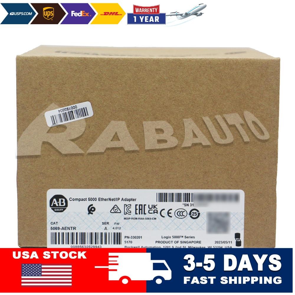 New Allen-Bradley 5069-AENTR Compact 5000 EtherNet/IP Adapter 5069 AENTR