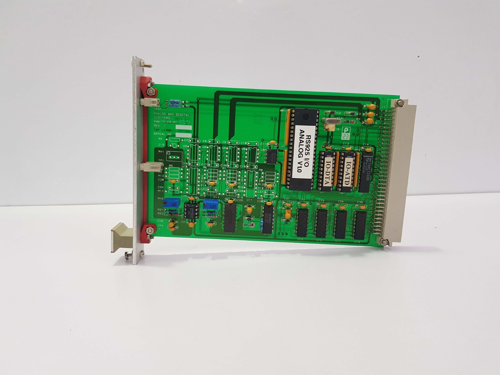 NAUTRONIX PWB 110-204-001 ANALOG AND DIGITAL I/O CARD REV 1