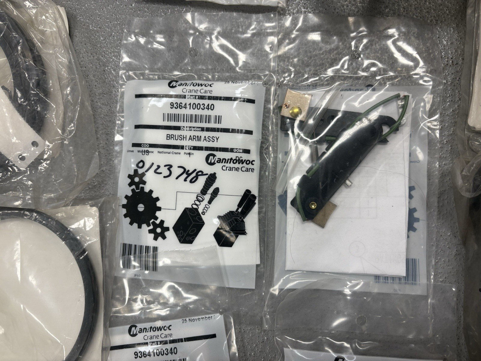 HUGE LOT OEM Manitowoc Grove CRANE WHOLESALE PARTS , FILTER, BRUSH ARM & MORE !