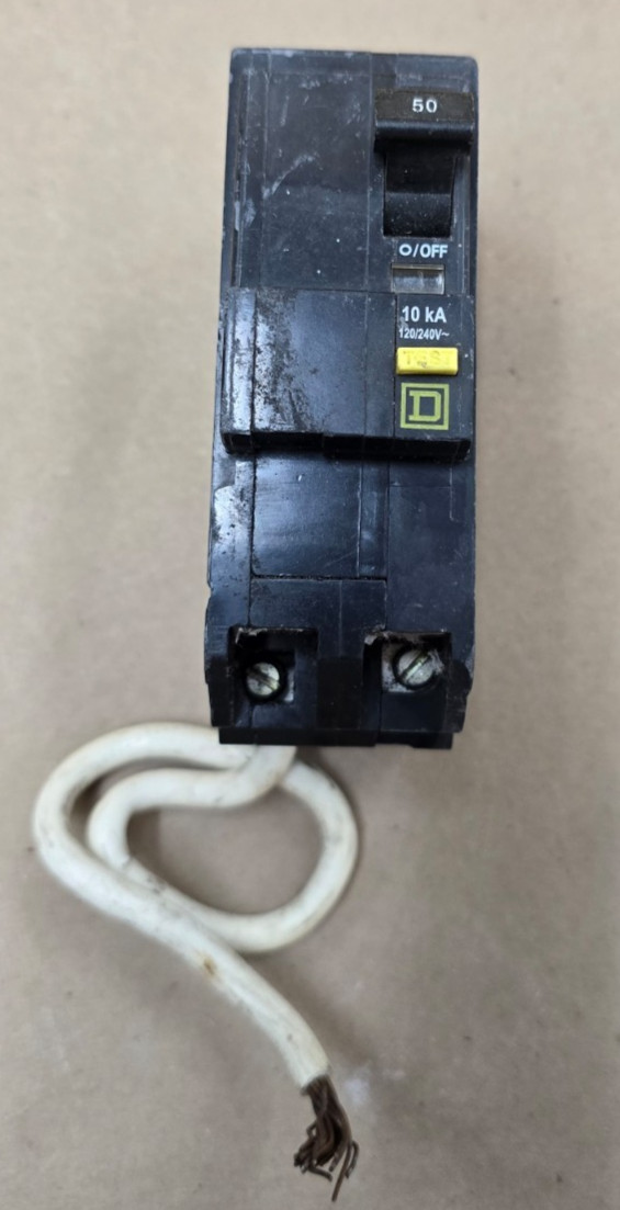 Square D QO250GFICP GFCI Breaker 50AMP 2POLE
