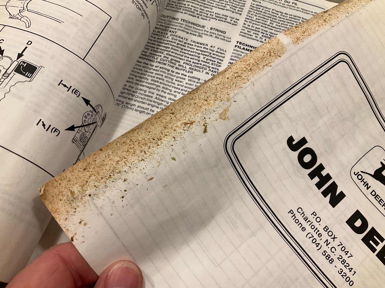John Deere T30C Owner’s Manual & T30C, T30S Parts List Manual