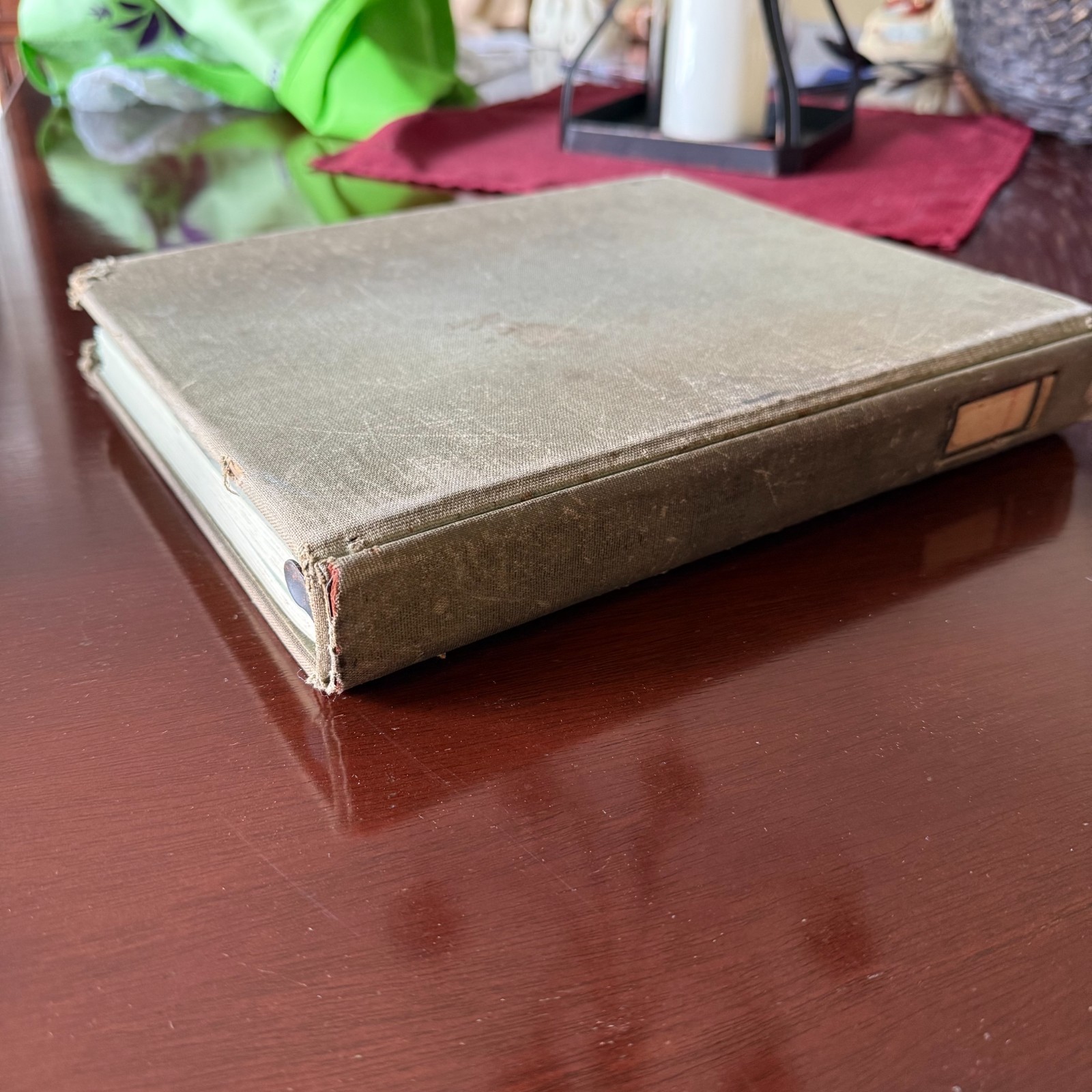 Boorum & Pease Vintage No. S2552ML Account Ledger 3 Ring Binder Stencil Office
