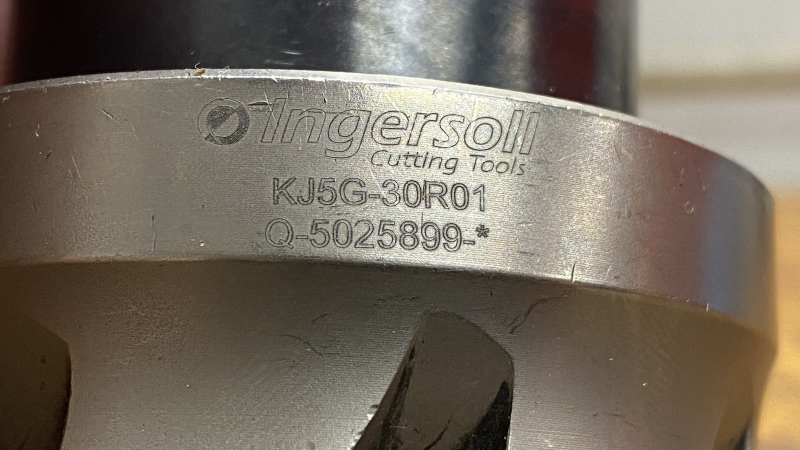 Ingersoll 3″ KJ5G-30R01 Indexable Face Mill R8 Bridgeport Milling Cutter