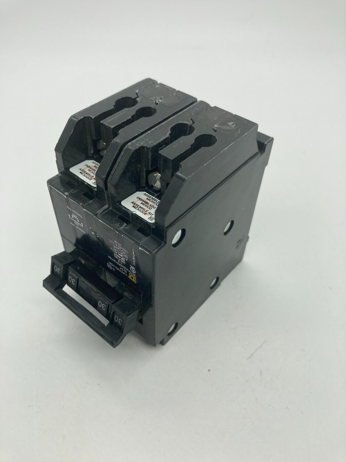 Homeline HOMT230230CP Quad Two 2 Pole 30 Amp 120/240V Plug In Square D Breaker