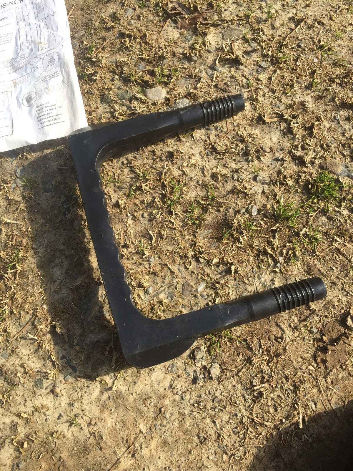 American Step Company Polypropylene Steel Reinforced Manhole Step ML-10-TDS-NCR
