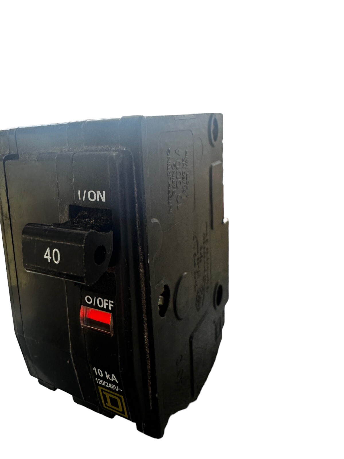 Square D QO240 40A 2-Pole 120/240V QO Type Load Center Circuit Breaker