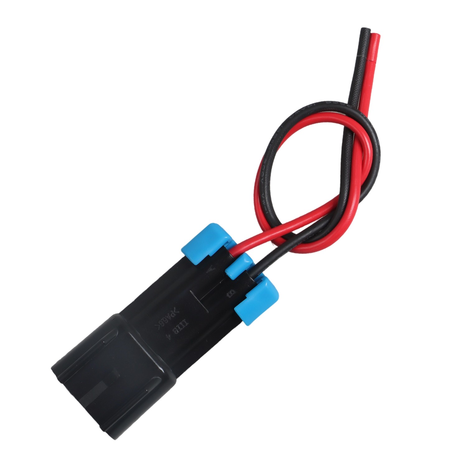 Pair 2-Pin Male & Female Connector Multi-Purpose Pigtail 14 AWG 7.8″ Wiring