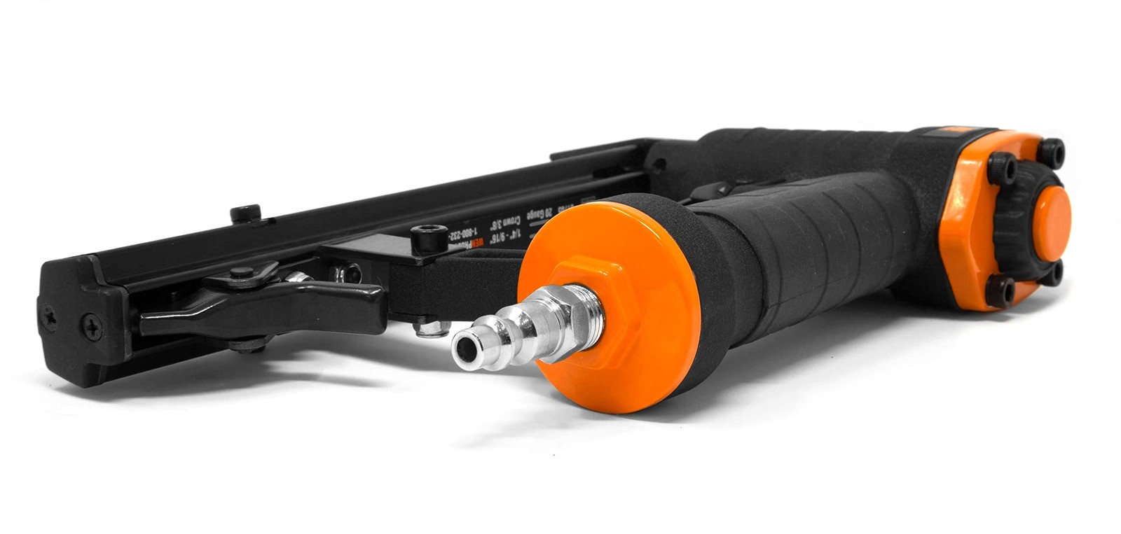 WEN 61706 20-Gauge 3/8-Inch Crown Air-Powered Pneumatic Crown, Black