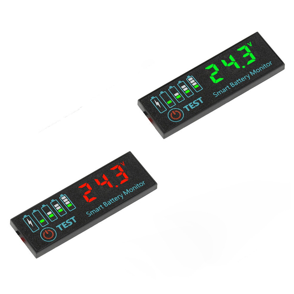 2X DC7-55V Li-ion Battery Level Indicator Tester LED Voltage Power Monitor new