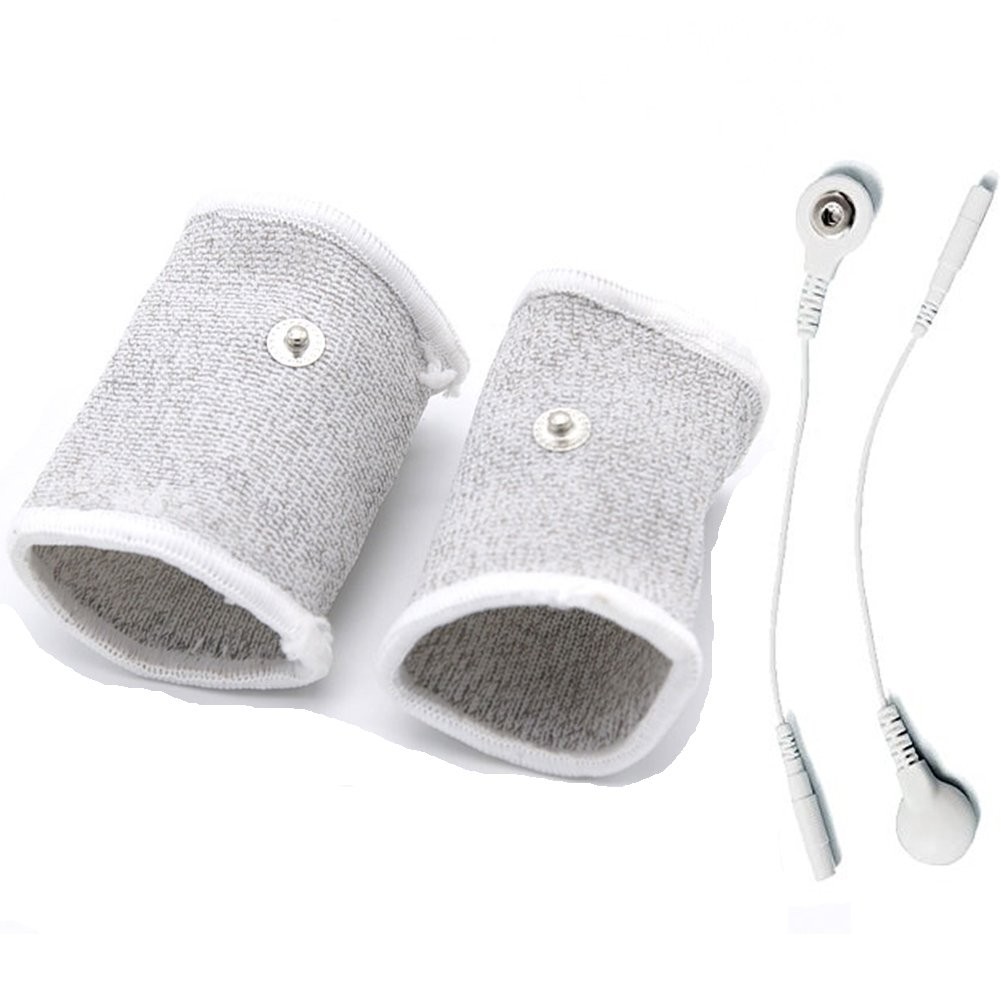 E-stim Adjustable Fabric Silver Thread Conductive Loop Accessories for Tens Stim