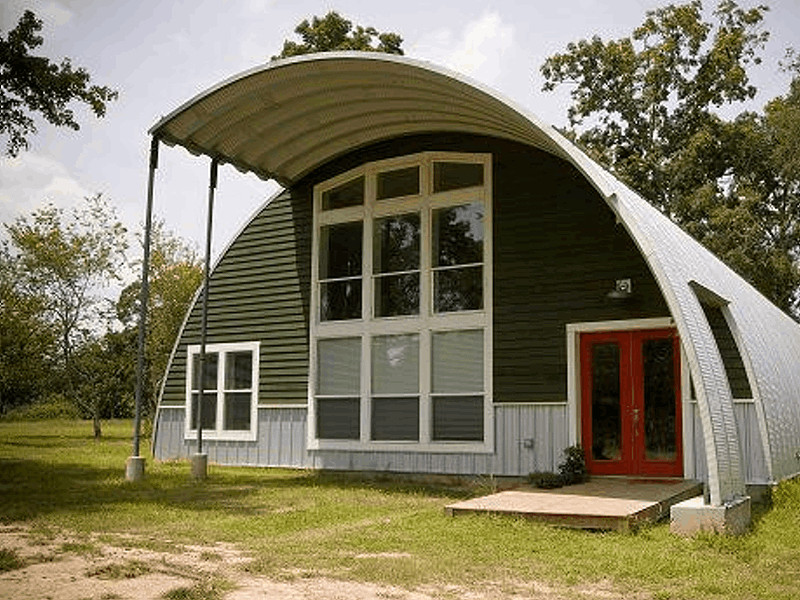 40x40x18 DuroSPAN Steel Quonest Hut Home Cabin Open Ends Factory DiRECT DIY