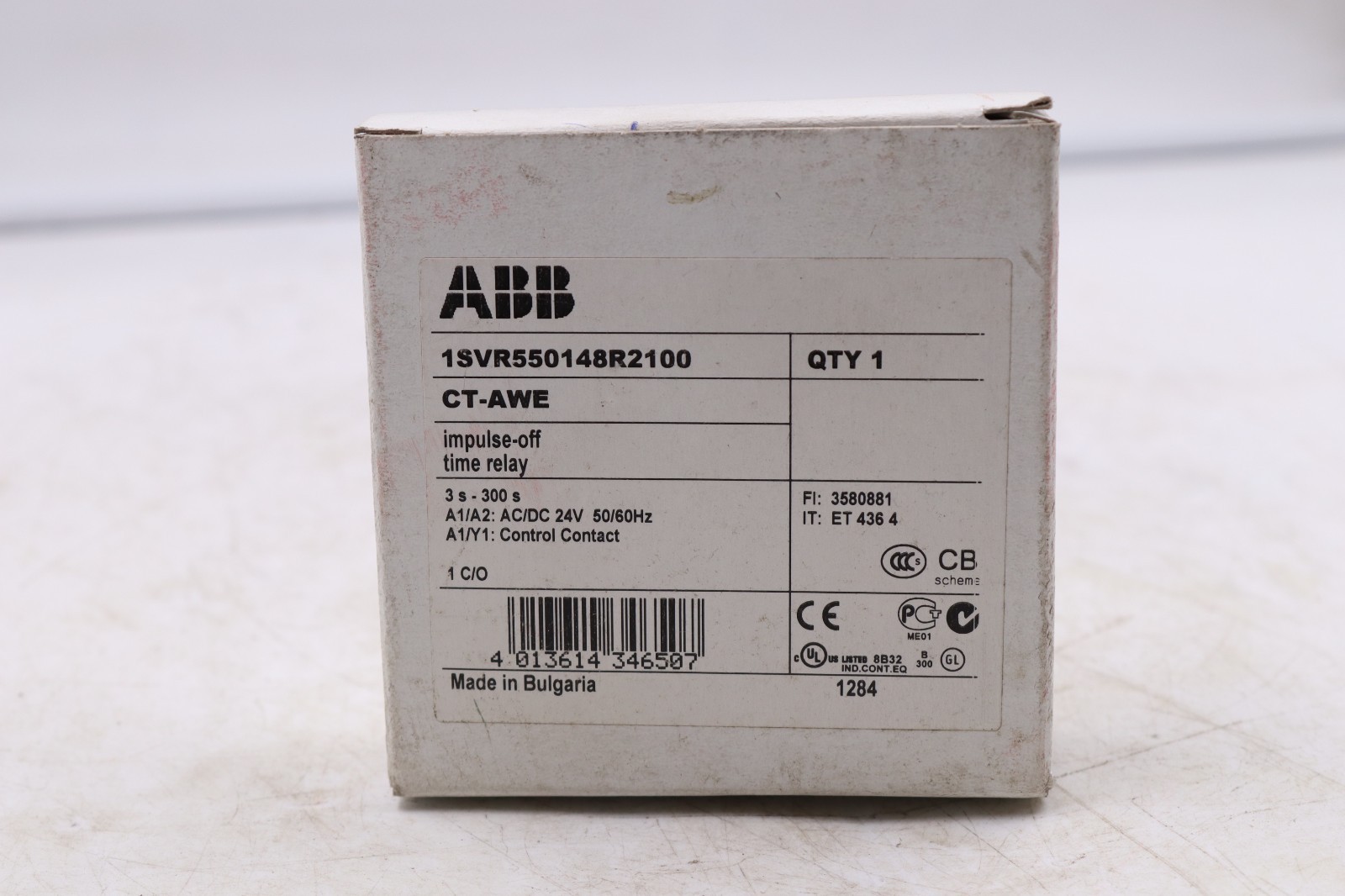 ABB CT-AWE 1SVR550148R2100 MADE IN BULGARIA