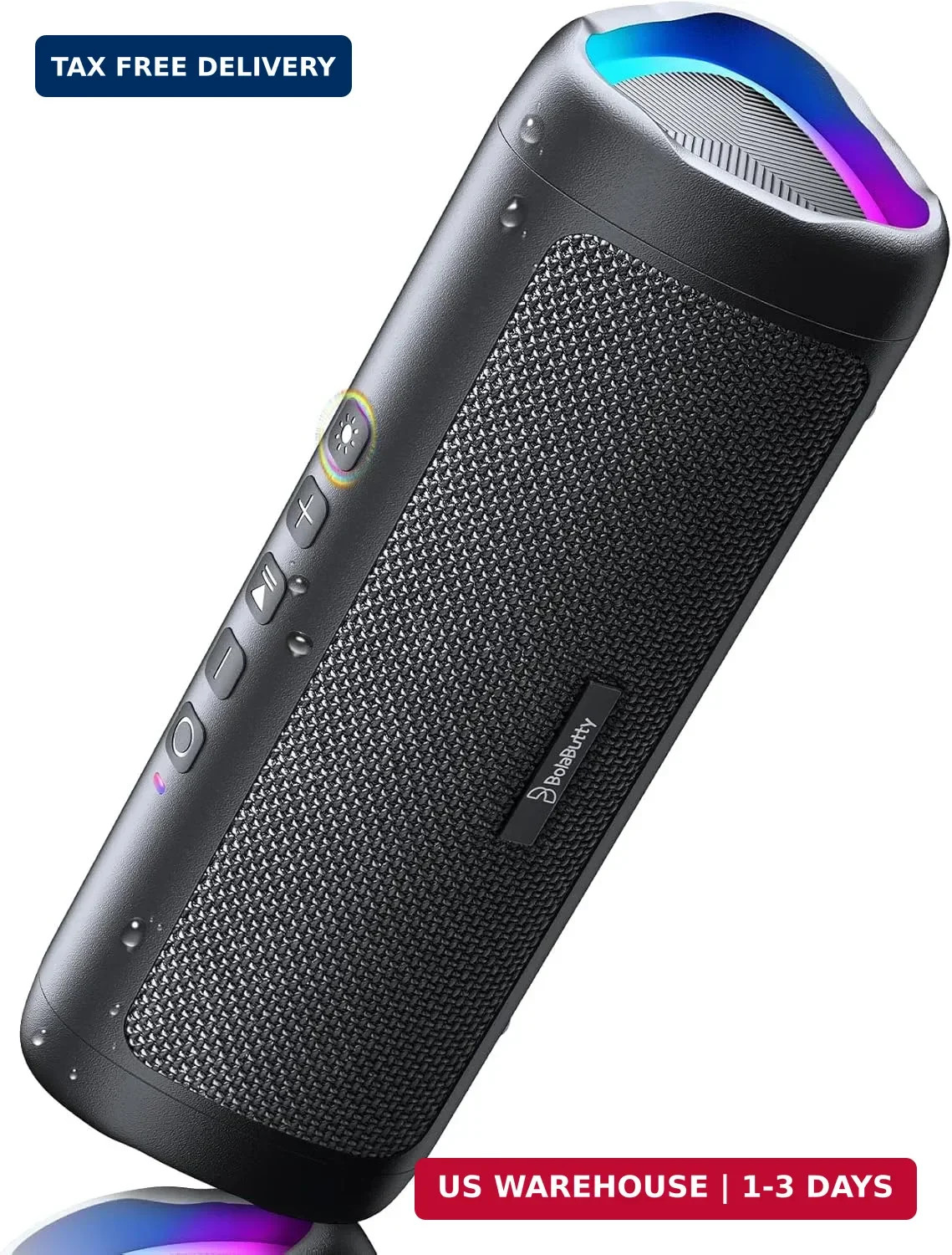 Bluetooth Speaker, 20W HD Sound, Portable Wireless, IPX5 Waterproof, Up to 24H P