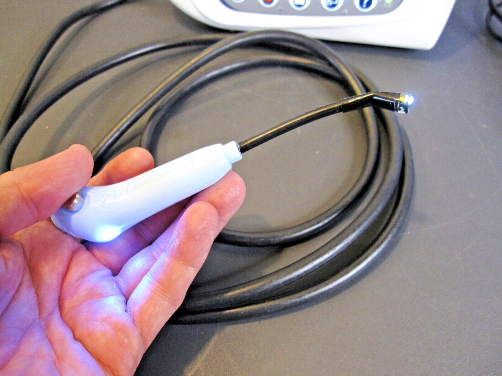 Verathon AVL Titanium GlideScope Video Laryngoscope Monitor w/ 1-2 Baton TESTED