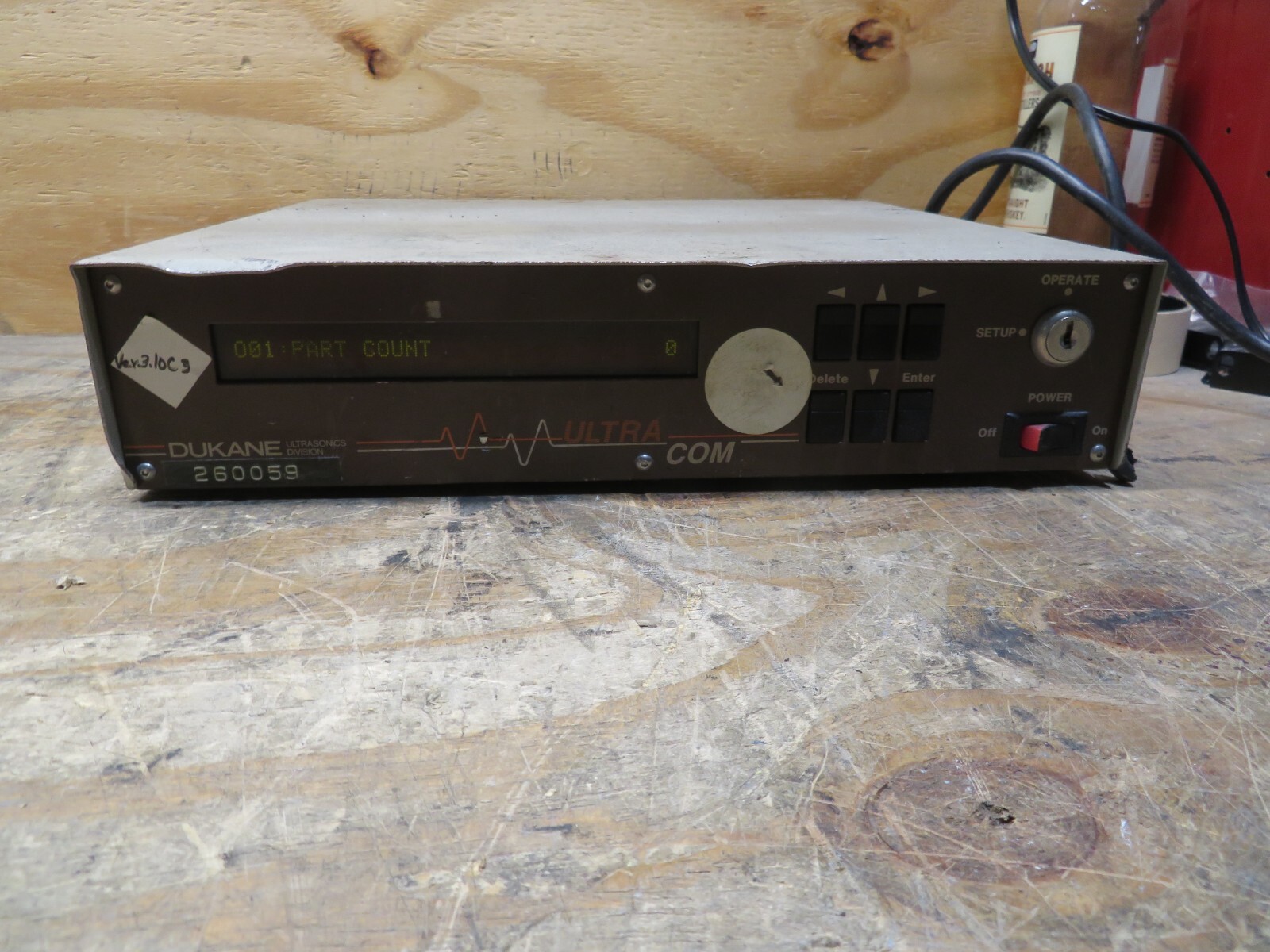 Dukane Ultra-Com 43C303 POWERED ON AS IS PARTS OR REPAIR