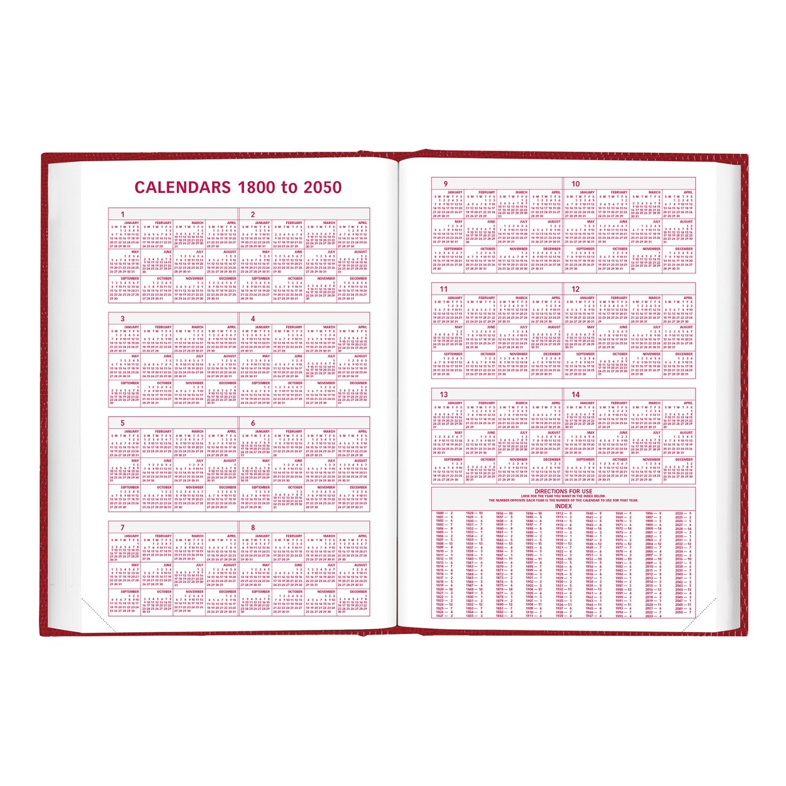 2025 Brownline CB387.RED Daily Planner Diary, Hard Cover, 7-1/2 x 5″