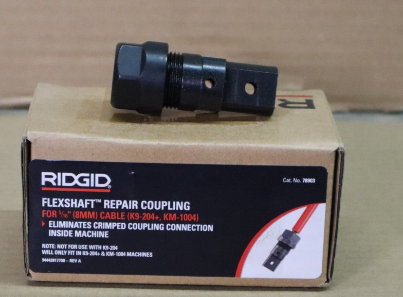 Ridgid 78903 FlexShaft Repair Coupling for 5/16 in. Cable