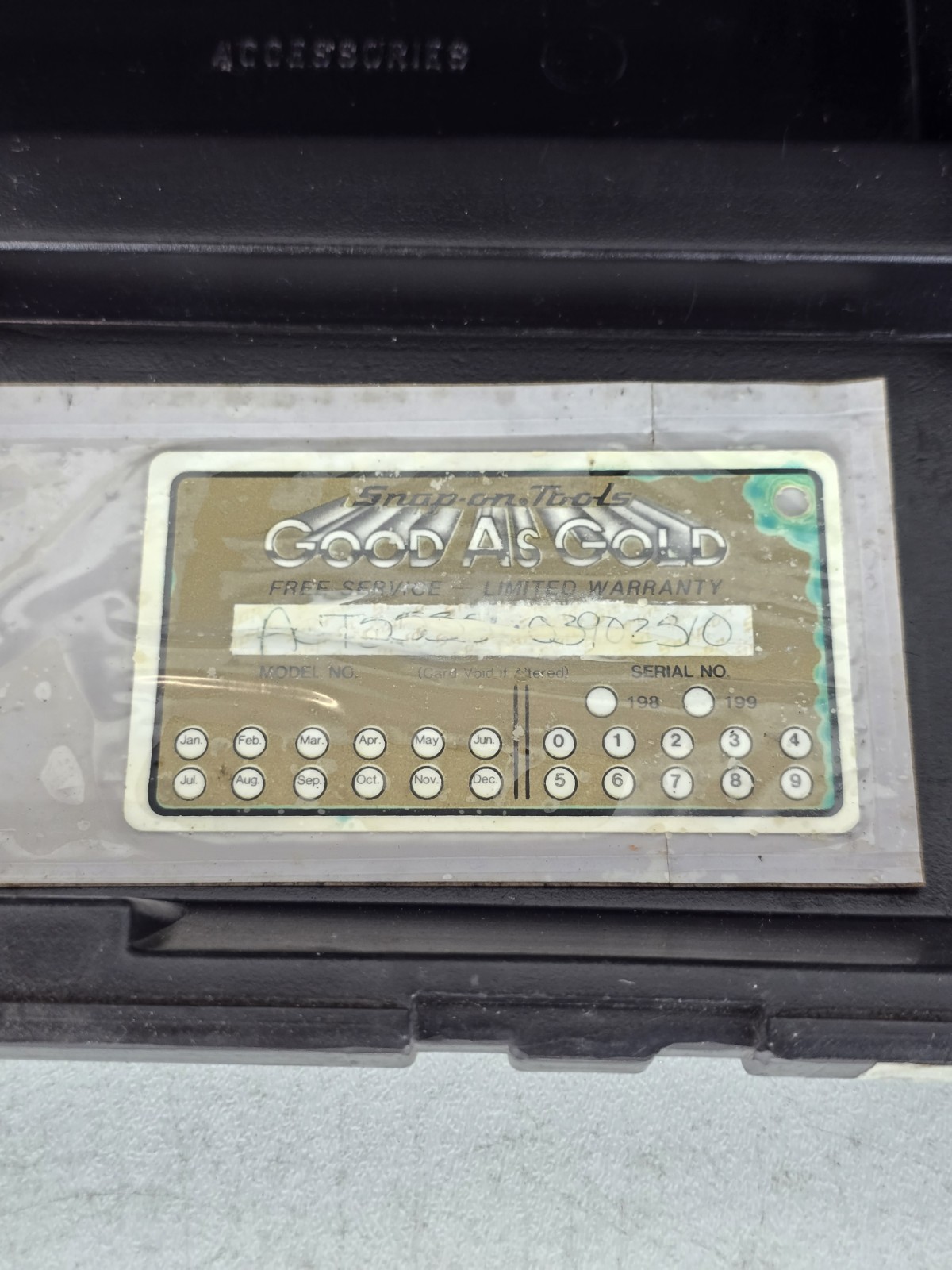 Snap-on ACT5555 Halogen Leak Detector PB77 Case Made In USA